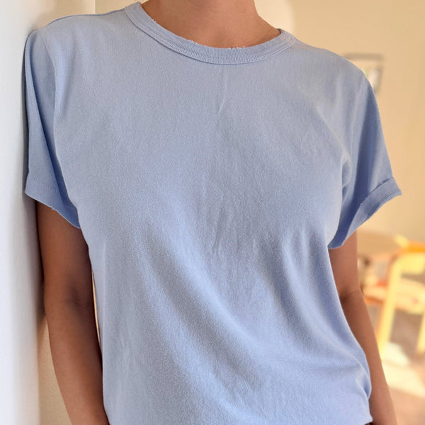 Vintage Boy Tee in Serenity Blue