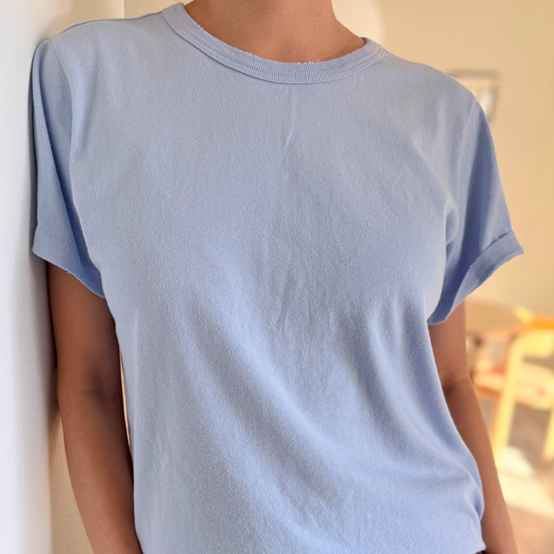 Vintage Boy Tee in Serenity Blue