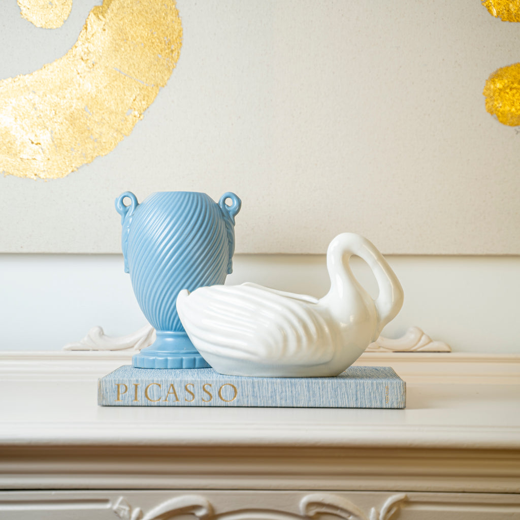 J'adore Beddor Vintage Baby Blue Mid Century Vase