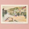 Vintage 1959 Paul Signac "The Seine at Les Andelys" Mini Offset Lithograph