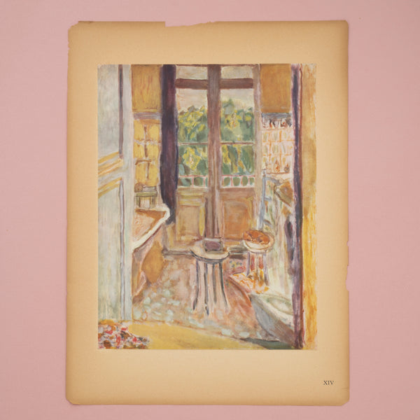 Rare Vintage 1944 Bonnard Salle de Bain Art Print