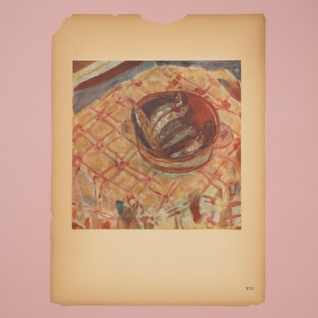 Rare Vintage 1944 Bonnard Still Life Art Print