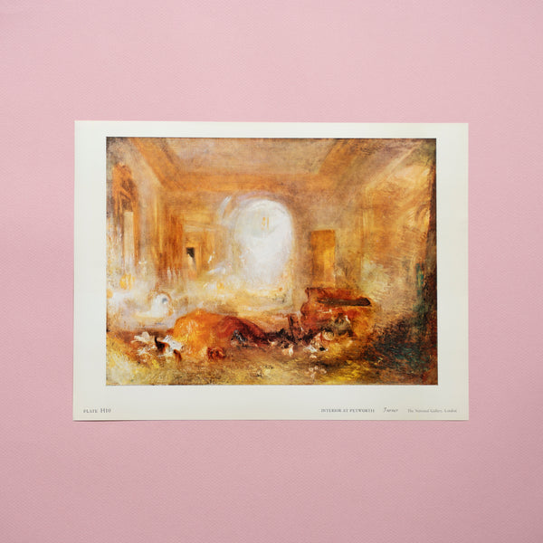 Vintage 1960 Turner “Interior at Petworth” Art Print at Golden Rule Gallery