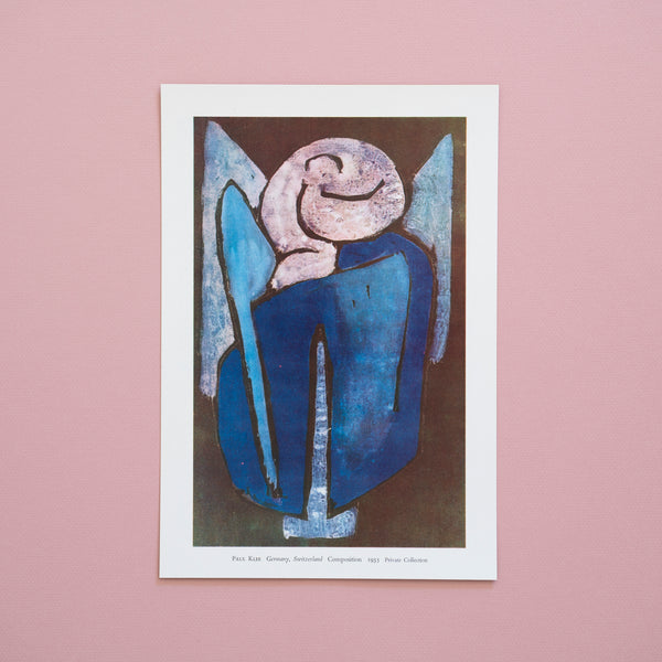 Vintage 1962 Paul Klee "Composition" Art Print