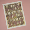 Vintage 1974 “Crucifixion and Fourteen Auxiliary Saints” Art Plate