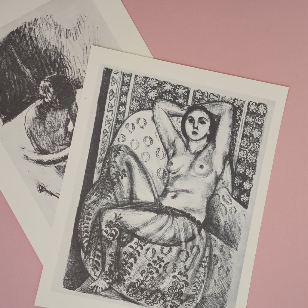 Vintage 1974 Henri Matisse "Odalisque" Portrait Art Plate