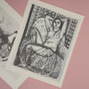 Vintage 1974 Henri Matisse "Odalisque" Portrait Black and White Art Print at Golden Rule Gallery in Excelsior