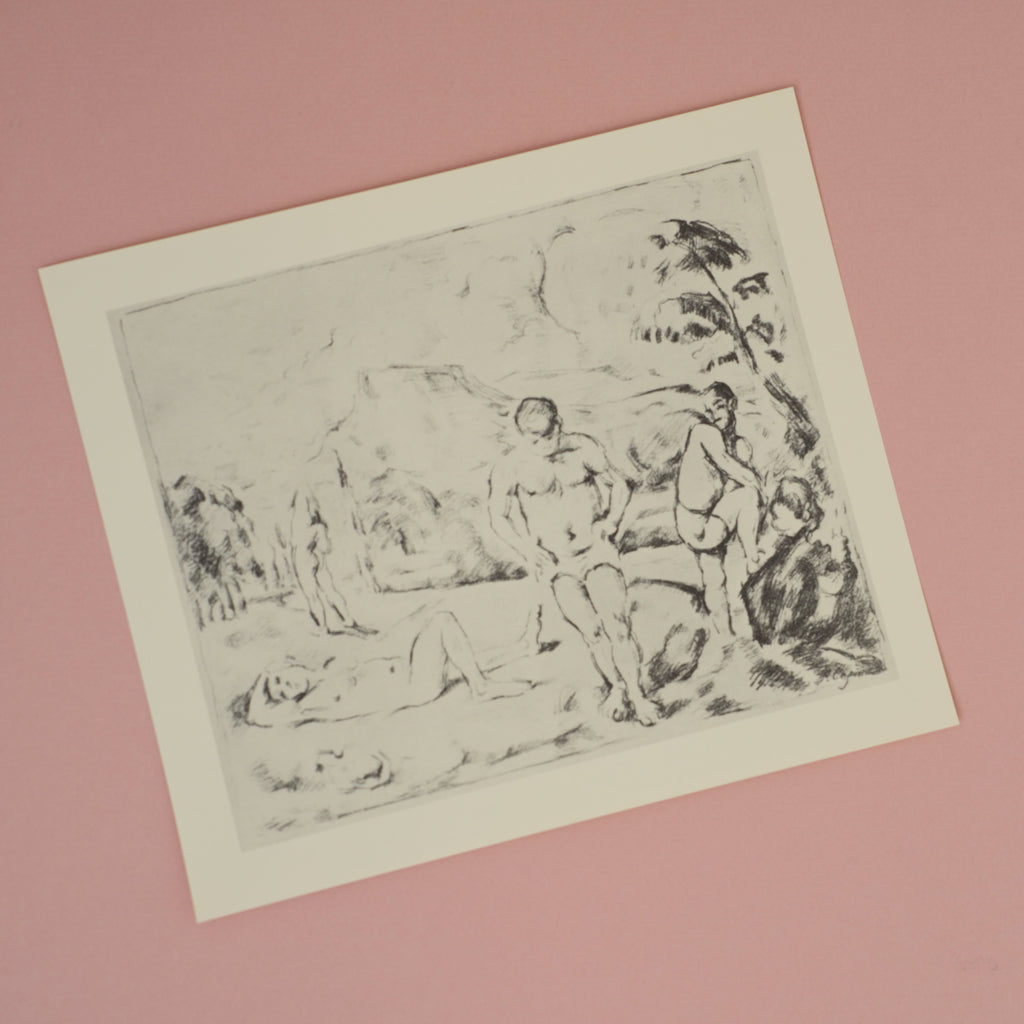 Vintage 1974 Paul Cézanne "The Bathers" Art Plate