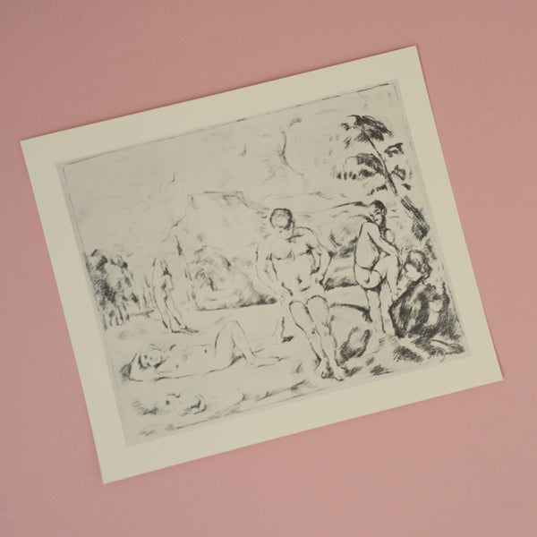 Vintage 1974 Paul Cézanne "The Bathers" Art Plate