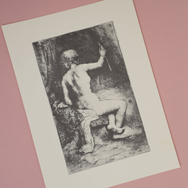 Vintage 1974 Rembrandt "The Woman with the Arrow" Art Plate