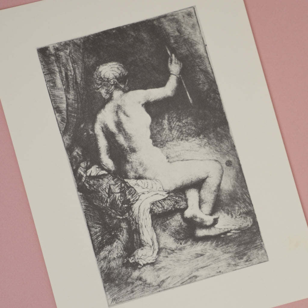Vintage 1974 Rembrandt "The Woman with the Arrow" Art Plate at Golden Rule Gallery