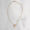 Vintage Avon Braided Bow Necklace