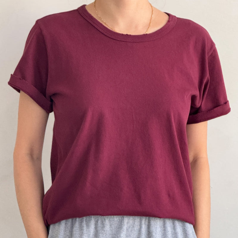 Burgundy Le Bon Shoppe Vintage Boy Tee