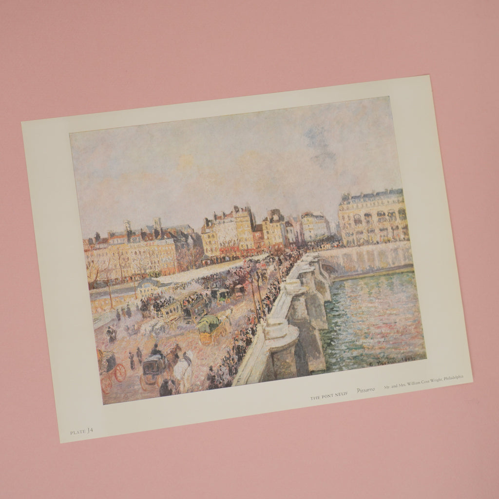 Vintage Pisarro The Pont Neuf Art Print at Golden Rule Gallery in Excelsior