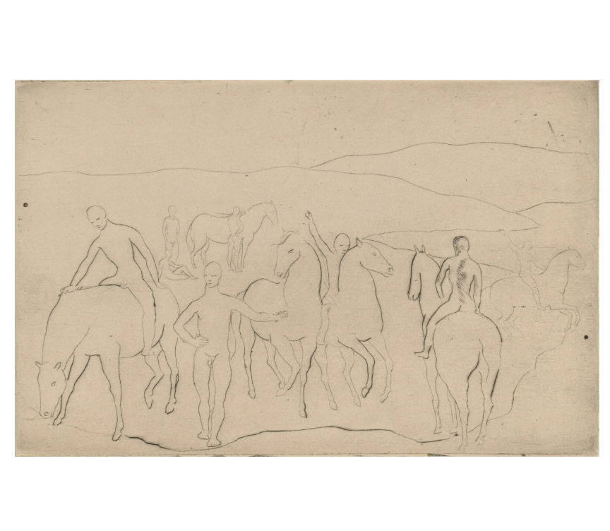 Vintage 1954 Picasso “The Watering Place” Art Plate