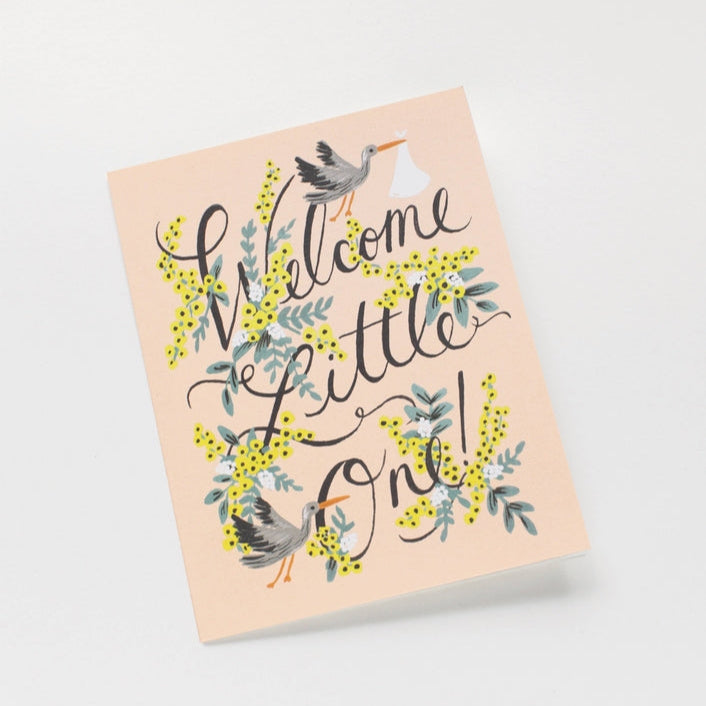 Welcome Little One Greeting Card