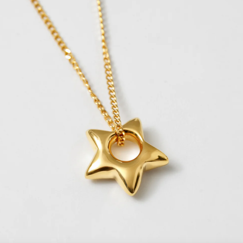 Wolf Circus Single Mini Star Charm in Gold in Excelsior, Minnesota