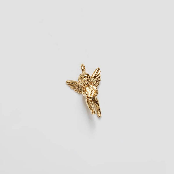 Wolf Circus Single Mini Cherub Angel Charm in Gold at Golden Rule Gallery in Excelsior, Minnesota