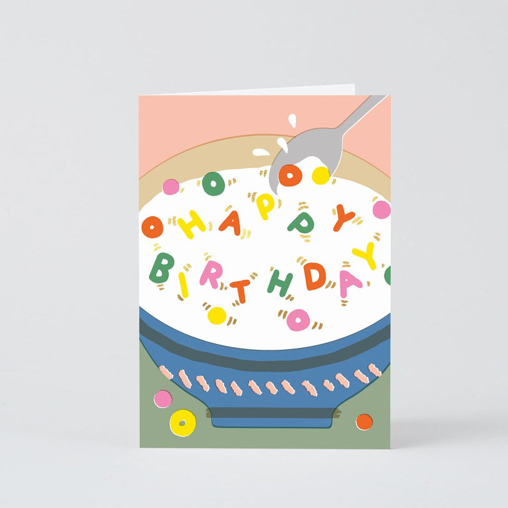 Happy Birthday Cereal Greeting Card