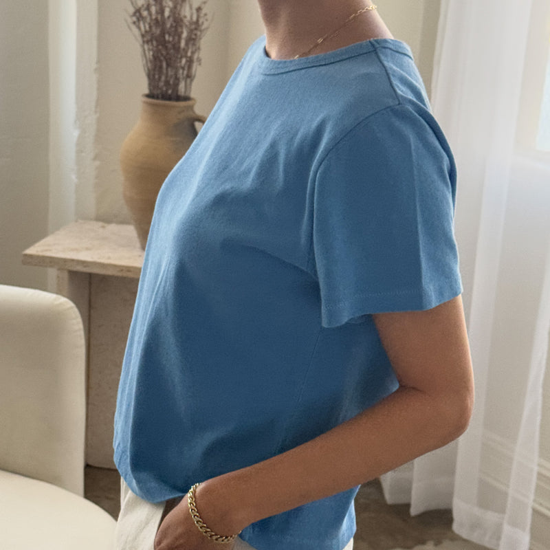 Yacht Blue Little Boy Tee Le Bon Shoppe at Golden Rule Gallery