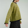 Yellow and Navy Striped Fall Sweater by Hansel from Basel at Golden Rule Gallery