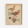 Folk Art Birds Print