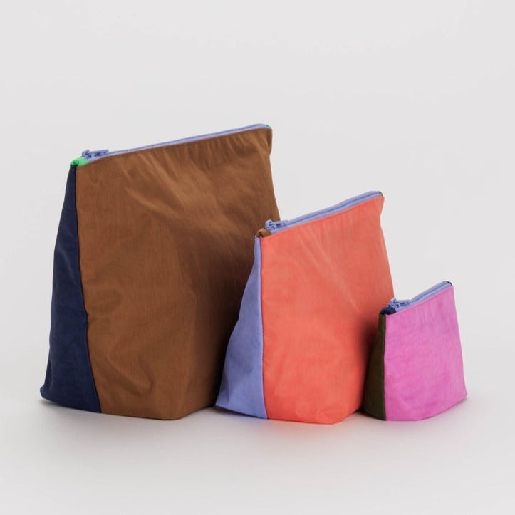 Colorful Baggu Go Pouch Set