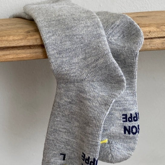 Le Bon Shoppe Grey Tall Socks at Golden Rule Gallery