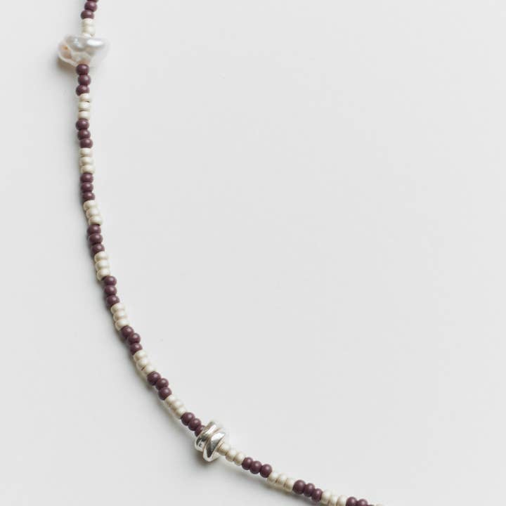 June Necklace in Purple