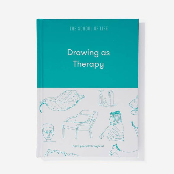 Drawing as Therapy Coloring Book for Adults 