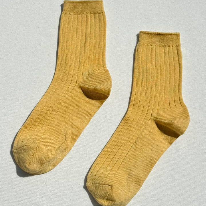 Butter Yellow Her Socks Golden Rule Gallery