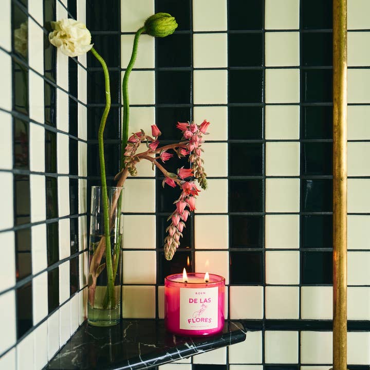 Roen Mexico City Travel Candle in De Las Flores Scent