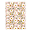 Floral Pink and White Wrapping Paper