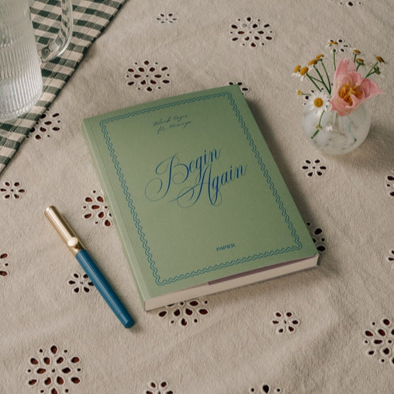 Begin Again Paper Notebook