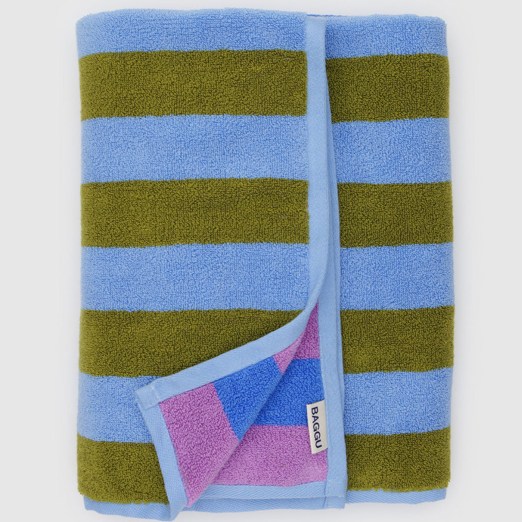 Cabana Striped Baggu Bath Towel