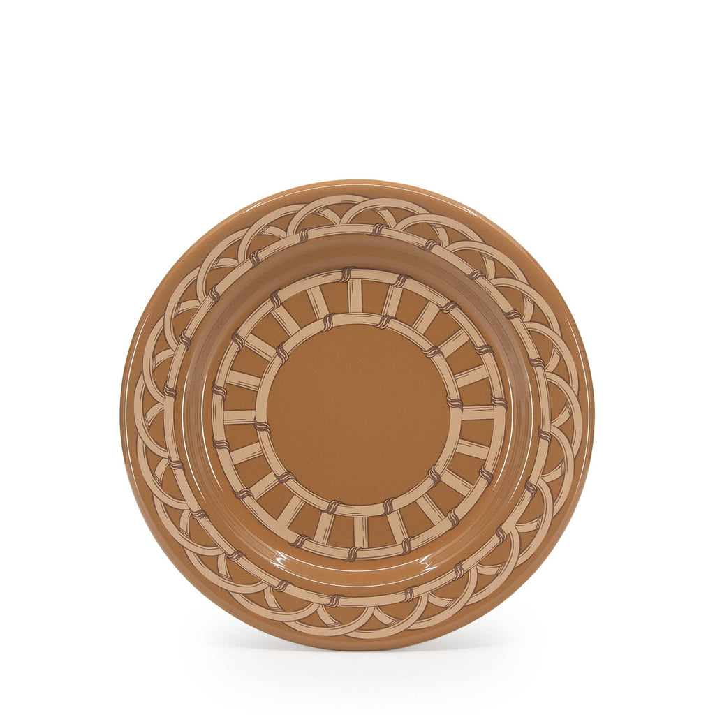 Domino x CCH Wicker Enamelware Flat Salad Plate