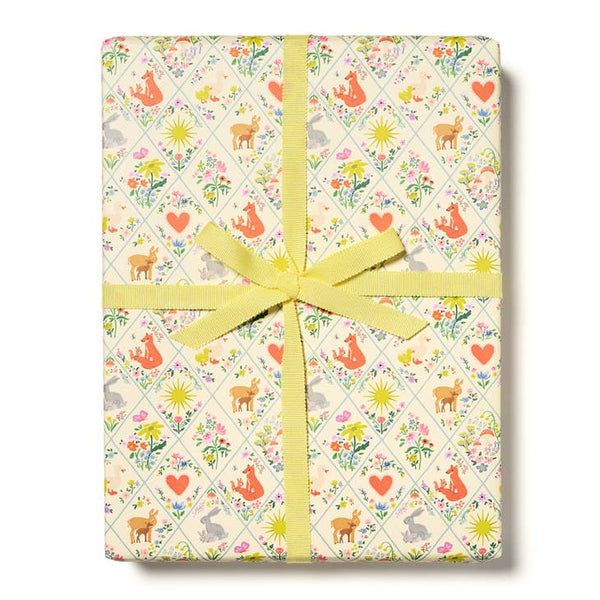 Woodland Critters Baby Wrapping Paper