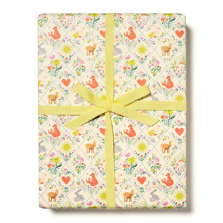 Woodland Critters Baby Wrapping Paper