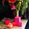 Pink De Las Flores Candle 