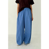 Wide Length Flowy Parachute Pants Made of Cotton