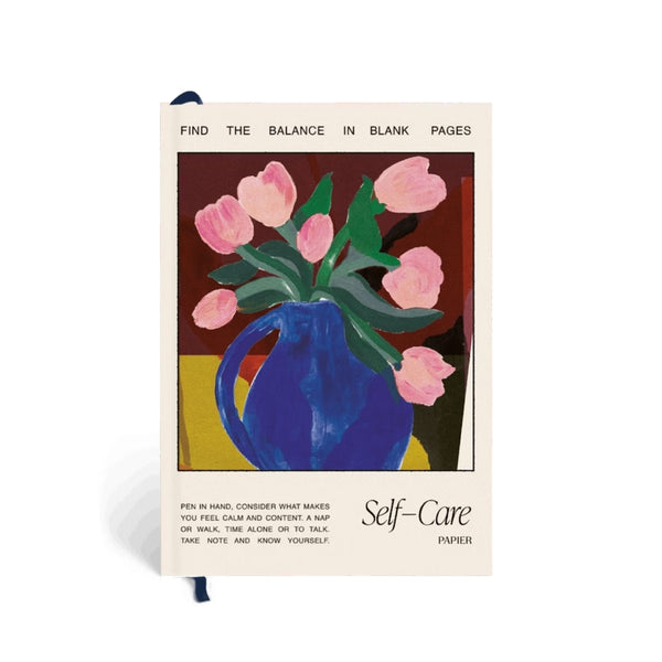 Tulip Vase Hardcover Guided Wellness Journal by Papier