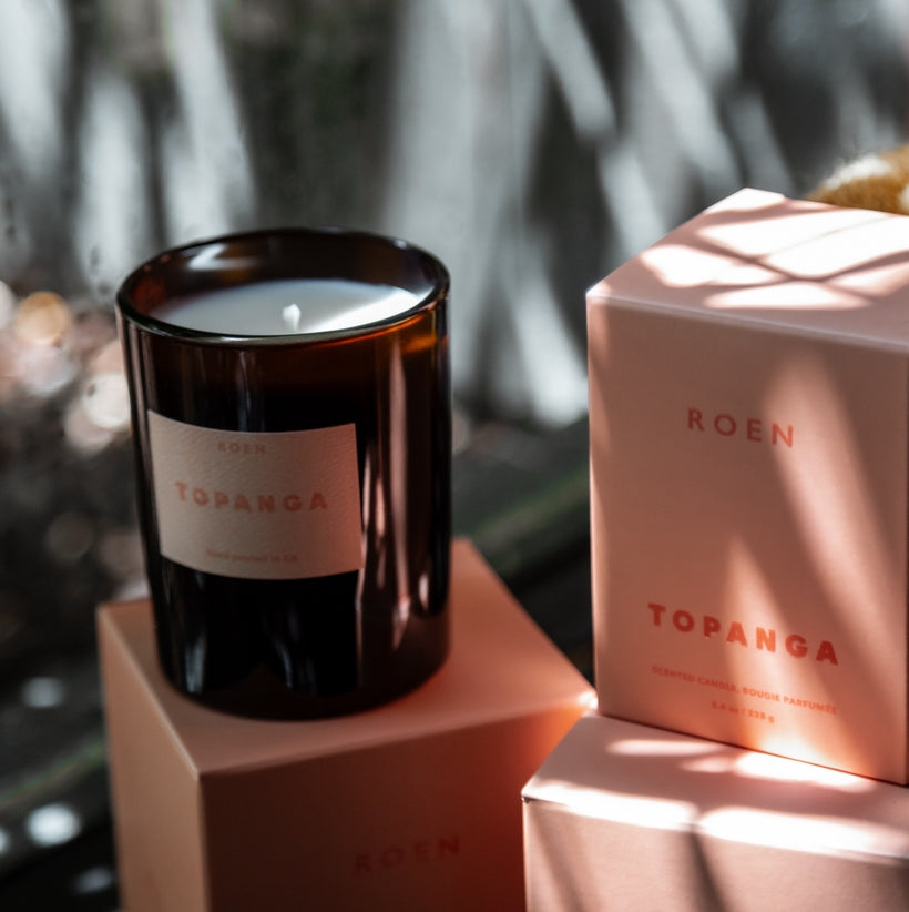 Earth Tones of Topanga Candle By Roen 