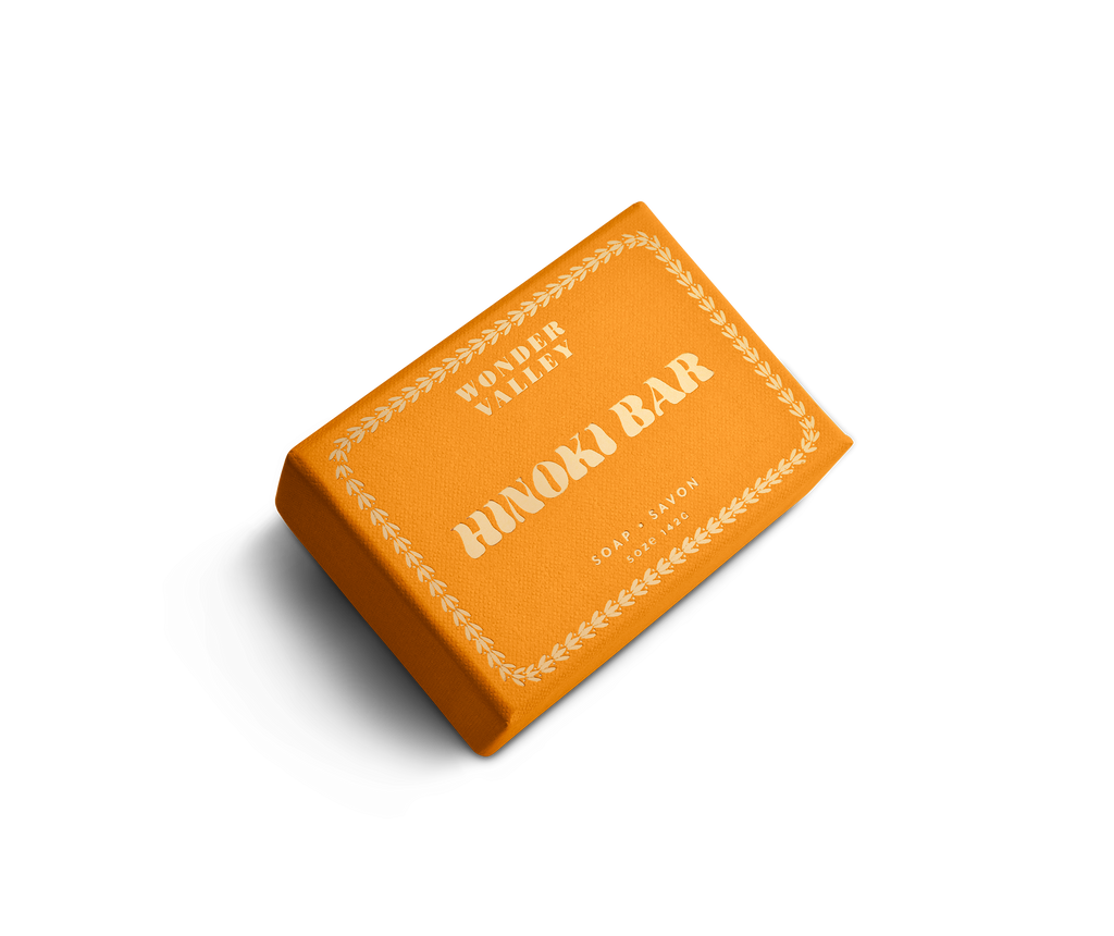 Hinoki Scented Olive Oil Soap Bar by Wonder Valley