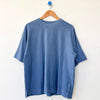 Cornflower Blue Boxy Heavy 100% Cotton Shirt by Le Bon Shoppe