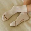 Cozy Crew Socks in Cream by Le Bon Shoppe