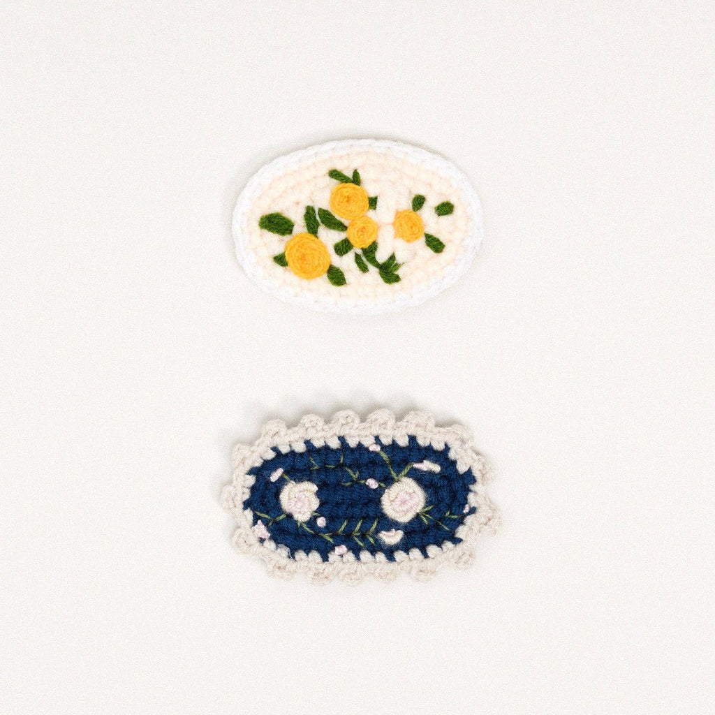 Two Crochet Hair Accessories at Golden Rule Gallery
