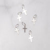 Sterling Silver Cross Charm for Jewelry