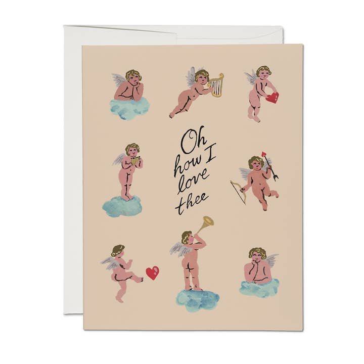 Little Cupid Valentine's Day Greeting Card at Golden Rule Gallery 