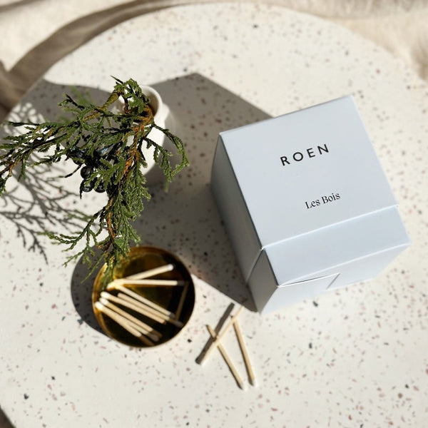 Les Bois Roen Candle at Golden Rule Gallery