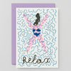 Relax Vacation Swimming Card